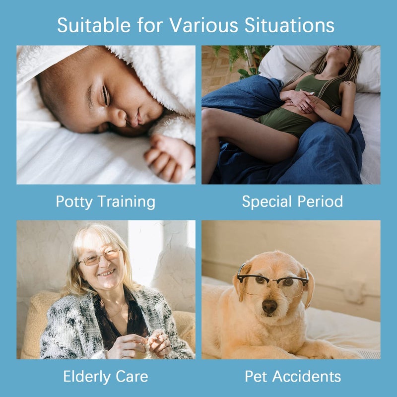 Antranfour Queen Mattress Protector Fully Zippered Encased Waterproof Urine Proof Cover for Kids and Pets, Fits 6-9 Inch Depth - Image 4